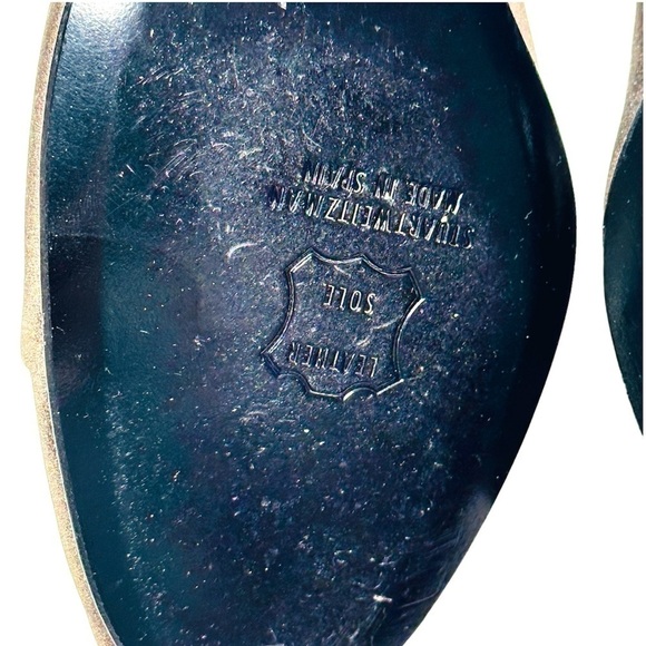 Stuart Weitzman Women's Brown Satin Glotallulah Peep Toe Kitten Heels size 7.5 - Picture 11 of 12